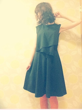 「ロック」｜「アイテム（タイツ/ストッキング）」を使った、フルーツドロップおまけつき suuさん（レディース・162cm）の春コーディネート