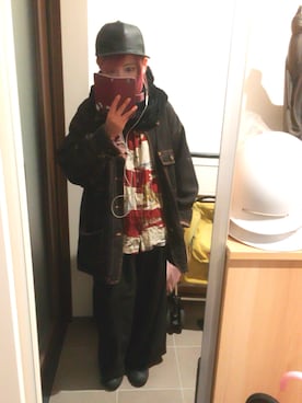 「used mix」｜「アイテム（デニムジャケット）」を使った、もよさん（レディース・156cm）の春コーディネート