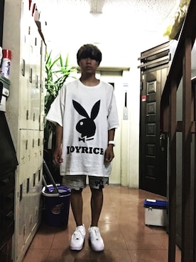「JOYRICH」｜「アイテム（アナログ腕時計）」を使った、ともさん（メンズ・162cm）の夏コーディネート