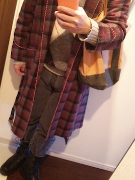 「アイテム（その他アウター）」を使った、Jigenさん（メンズ・168cm・30代）の冬コーディネート