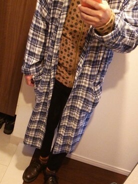 「AZUL by moussy（アズールバイマウジー）のアイテム（チノパンツ）」を使った、Jigenさん（メンズ・168cm）の春コーディネート