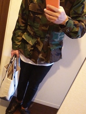 「AZUL by moussy（アズールバイマウジー）のアイテム（チノパンツ）」を使った、Jigenさん（メンズ・168cm）の春コーディネート