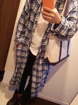 「AZUL by moussy（アズールバイマウジー）のアイテム（チノパンツ）」を使った、Jigenさん（メンズ・168cm）の春コーディネート