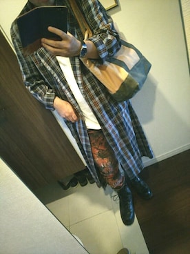 「L.L.Beanトート」｜Jigenさん（メンズ・168cm）の秋コーディネート