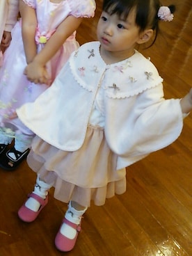 「TOCCA（トッカ）のアイテム（ワンピース/ドレス）」を使った、ririkaさん（キッズ・90cm）の秋コーディネート