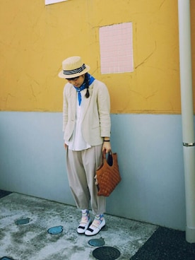 ひらの まなみさん（レディース・160cm）の春コーディネート