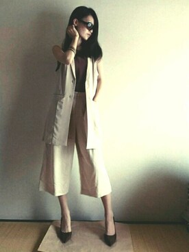 ena... ◡̈ ⋆♬*さん（レディース・167cm）の夏コーディネート