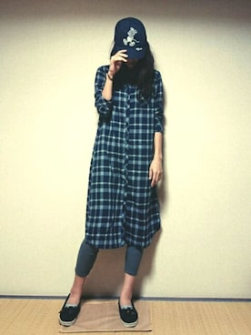 「海」｜「アイテム（モカシン/デッキシューズ）」を使った、ena... ◡̈ ⋆♬*さん（レディース・167cm）の秋コーディネート