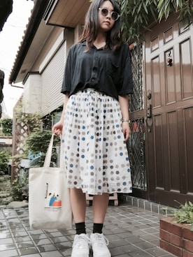 「HUGO BOSS（ヒューゴボス）のアイテム」を使った、dddさん（レディース・157cm）の夏コーディネート