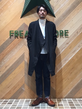 「トリッカーズ」｜「アイテム（その他アウター）」を使った、どき しょうたさん（メンズ・180cm）の秋コーディネート