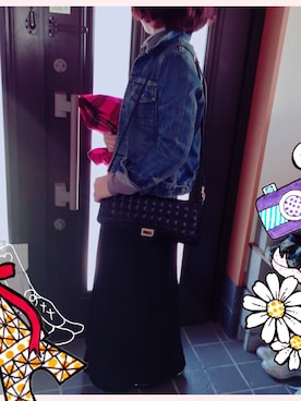 「mercuryLUX（マーキュリーリュクス）のアイテム」を使った、Hashi☆さん（レディース・158cm）の冬コーディネート