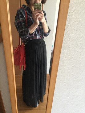 「mercuryLUX（マーキュリーリュクス）のアイテム」を使った、Hashi☆さん（レディース・158cm）の春コーディネート