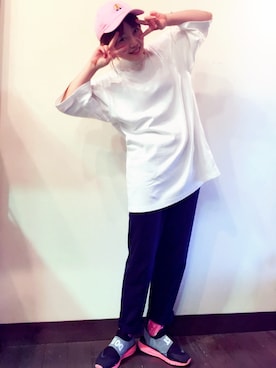 「chambre de charme（シャンブルドゥシャーム）のアイテム（スラックス）」を使った、ジーさんさん（レディース・161cm）の秋コーディネート