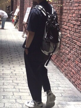 「アイテム（つなぎ/オールインワン）」を使った、Shotaroさん（メンズ・173cm）の夏コーディネート