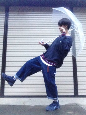 「Hanes」｜「アイテム（スウェット）」を使った、ゆーすけさん（メンズ・172cm）の夏コーディネート