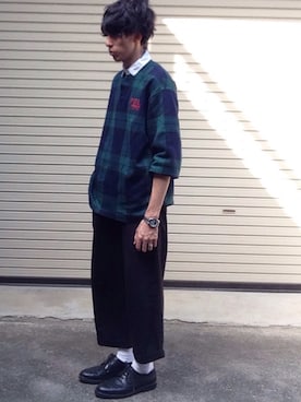 「Marshall（マーシャル）のアイテム（腕時計）」を使った、ゆーすけさん（メンズ・172cm）の秋コーディネート