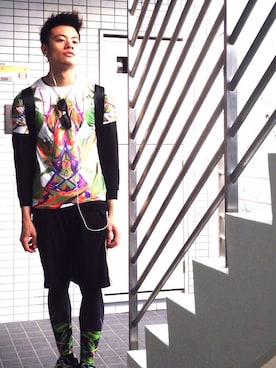 「GIVENCHY（ジバンシイ）のアイテム（アンダーウェア）」を使った、mimo.さん（メンズ・175cm）の春コーディネート