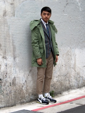 「plain-me（プレインミー）のアイテム（ジャケット/アウター）」を使った、plain-me_xmさん（メンズ・170cm）の冬コーディネート
