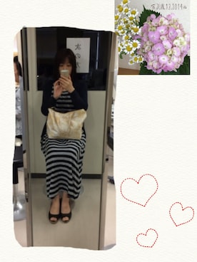 「AS as know as（エーエス アズノウアズ）のアイテム（ワンピース）」を使った、Emiさん（レディース・161cm）の夏コーディネート