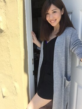 「gray」｜「アイテム（オールインワン・サロペット）」を使った、Angela Maさん（レディース・160cm）の春コーディネート