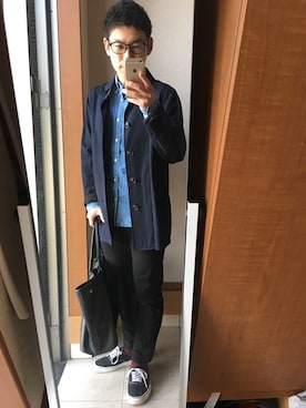 「temptation（テンプテーション）のアイテム（カバーオール）」を使った、TAKUYA#4さん（メンズ・167cm）の冬コーディネート