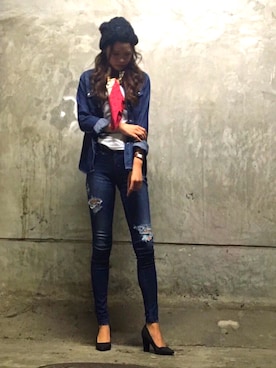 ももさん（レディース・165cm）の春コーディネート