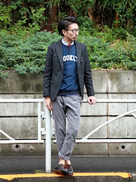 hiroshiさん（メンズ・172cm）の秋コーディネート