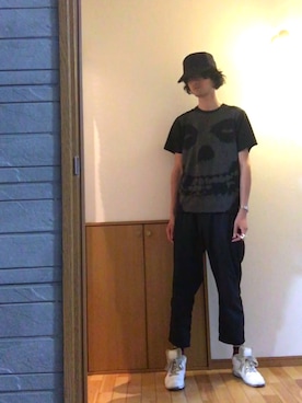 「SASQUATCHfabrix.（サスクワァッチファブリックス）のアイテム」を使った、さかつさん（メンズ・184cm）の夏コーディネート