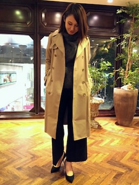 「PELLICO（ペリーコ）のアイテム」を使った、KANAさん（レディース・163cm）の秋コーディネート