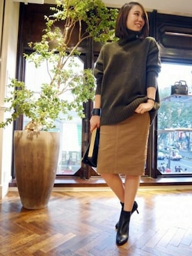 「PELLICO（ペリーコ）のアイテム」を使った、KANAさん（レディース・163cm）の秋コーディネート