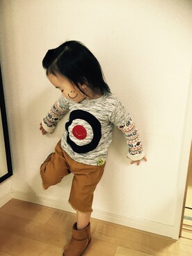 「APPAMAN（アパマン）のアイテム」を使った、yukiiiiさん（キッズ・80cm）の春コーディネート