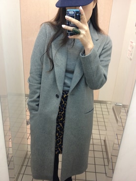 「カジュアルダウン」｜「アイテム（その他アウター）」を使った、伊葉さん（レディース・164cm）の冬コーディネート