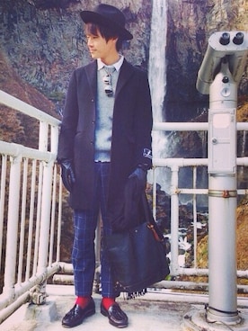 cameさんの「UR PONTE TORTO CHESTER COAT」を使ったコーディネート