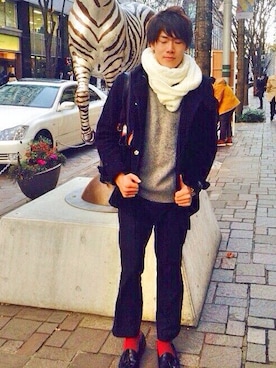 cameさん（メンズ・175cm）の冬コーディネート