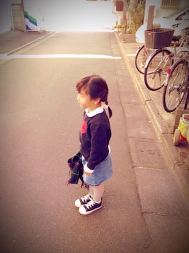 sarraaanさん（キッズ・100cm）の冬コーディネート