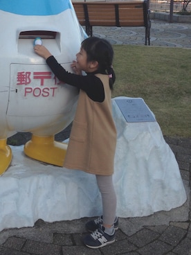 「アイテム（その他トップス）」を使った、sarraaanさん（キッズ・110cm）の秋コーディネート