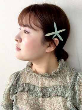 「Linetta（リネッタ）のアイテム」を使った、Meiさん（レディース・162cm）の夏コーディネート