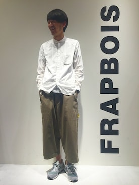 「クロップドパンツ」｜ERIさん（メンズ・178cm）の春コーディネート