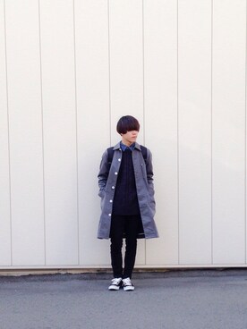 「Dickies（ディッキーズ）のアイテム（その他アウター）」を使った、けろさん（メンズ・174cm）の春コーディネート