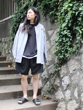 望月貴太さん（メンズ・178cm・20代）の夏コーディネート