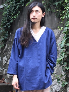 「PHATEE（ファッティー）のアイテム」を使った、望月貴太さん（メンズ・178cm）の夏コーディネート