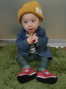 なおりとさん（キッズ・70cm）の春コーディネート