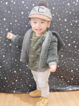 なおりとさん（キッズ・80cm）の秋コーディネート