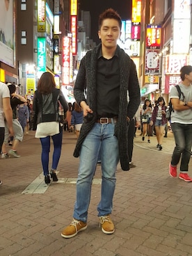 「holiday」｜「アイテム（その他シューズ）」を使った、pedliさん（メンズ・184cm）の春コーディネート