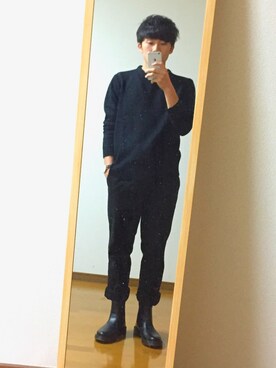 「Daniel Wellington」｜まこっちゃんさん（メンズ・168cm）の冬コーディネート