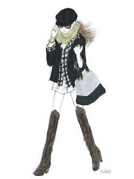 「足長効果」｜「アイテム（その他）」を使った、YUKKOさん（レディース・158cm）の夏コーディネート