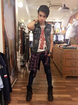 Echo Wangさんのコーディネート