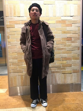 「Steven Alan（スティーブンアラン）のアイテム（ダウンジャケット/コート）」を使った、ゆぐさん（メンズ・174cm）の秋コーディネート