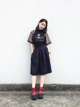 「Steve J ＆Yoni P（スティーブジェイアンドヨニピー）のアイテム」を使った、Pauさん（レディース・162cm）の秋コーディネート