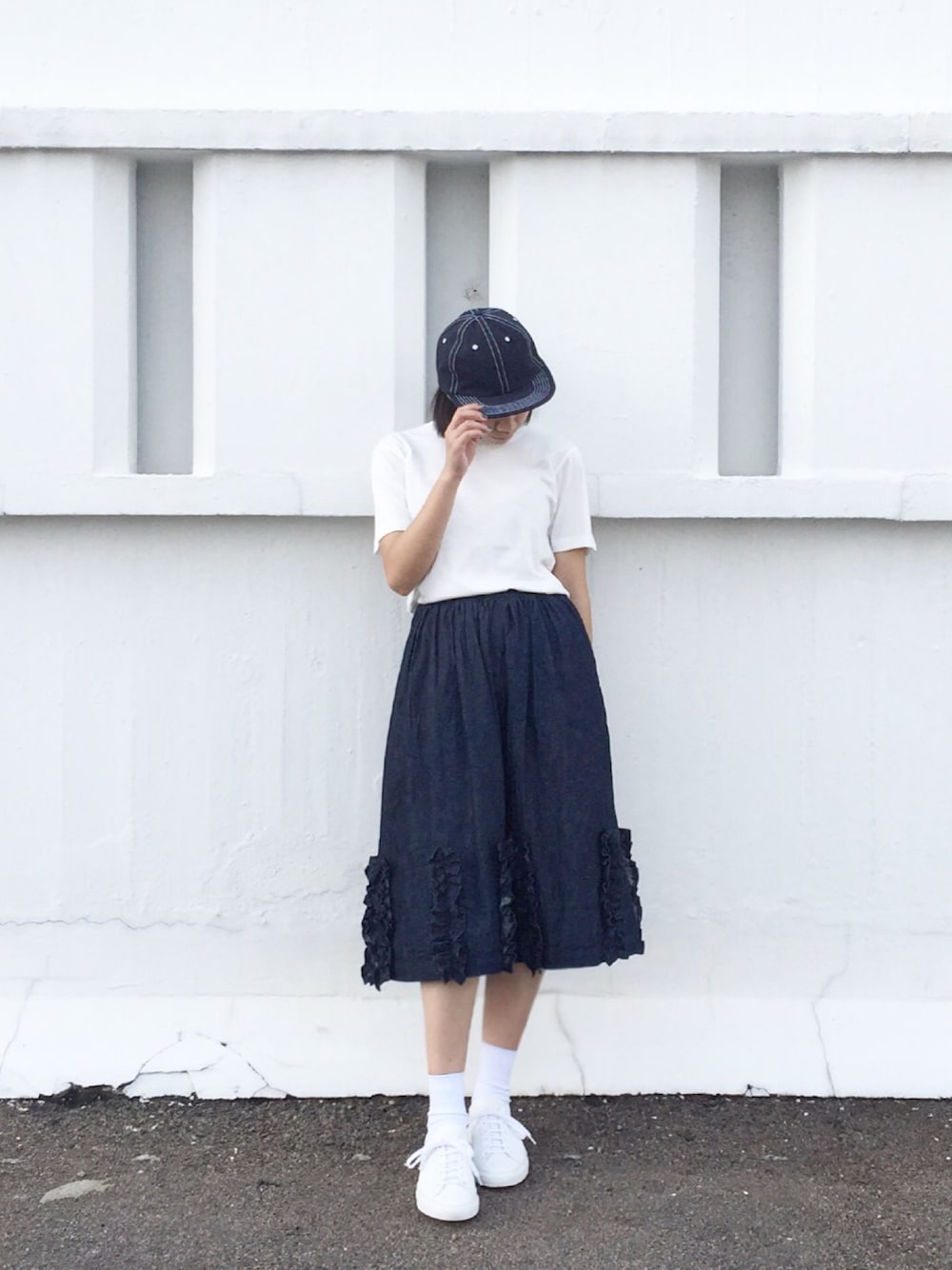 コグマさま専用 COMME des GARÇONS デニムスカート COMME des GARCONSのデニムスカートを使った人気ファッション